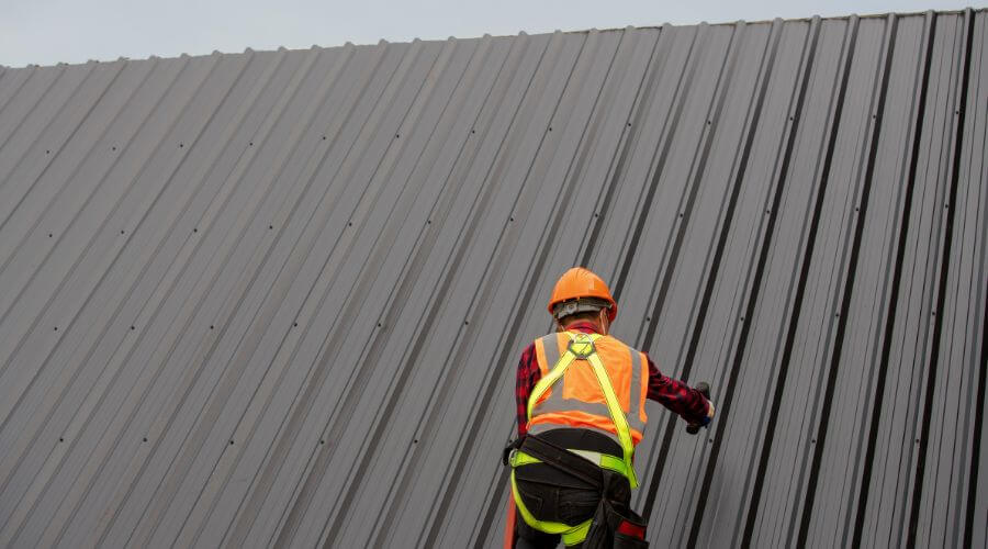 Professional metal roof installation services in Etna, WY
